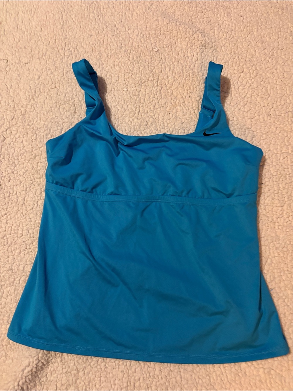 Nike Women's Blue bathing suit top.